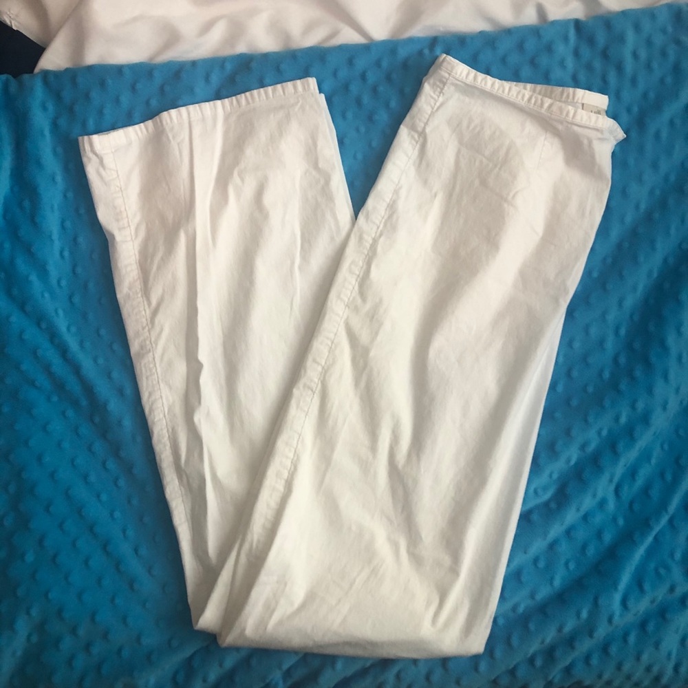 J. Jill white cotton pants.